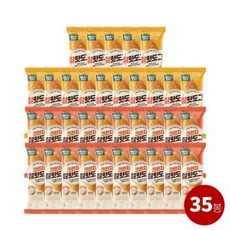 올바반 찰핫도그 BEST 2종 35봉(찰15봉크런치20봉), 75g, 35개, 없음