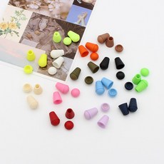 플라스틱 컬러 스트링벨, 라이트브라운, 2개