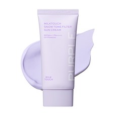 밀크터치 스노우 톤 필터 선크림 SPF50 PA++++ 02 오로라 퍼플, 1개, 50ml