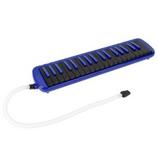 초보자를 위한 연습 가방 F37에 적합한 멜로디카 37 키 윈드 악기 (블랙), Blue, 1개