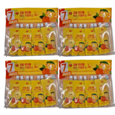 자임 감귤 한라봉 NFC 착즙주스, 28개, 100ml