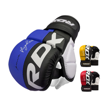 링사이드코리아 RDX 렉스 MMA 오픈핑거 글러브 / 스파링 킥복싱 빵글러브, 1세트, 블루