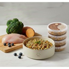 매일 1000개씩 판매 강아지 화식 내추럴피드 고단백 저지방 자연식 6종 140g 골라담기, 3개, 닭