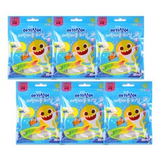 핑크퐁 어린이 치실, 6세트, 32개입, 7cm