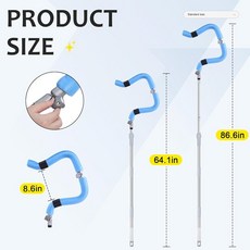 Cagaloi 배구 훈련 시스템 접이식 높이 160-198cm(63-78인치) 후크가 있는 스파이크 트레이너 - 서빙 및 점프 연습을 위한 경량 모든 기술 수준에 맞는, Cagaloi 배구 훈련 시스템, 접이식 높이 160-
