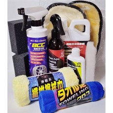 DIY精緻洗車養護套組 - 洗車組 洗車桶 擦車布 洗車手套 洗車精 水鍍膜, 1個