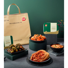 한울 설날 한가위 명절 김치선물세트 프리미엄세트 + 보냉 선물용가방, 1개