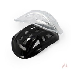 오토바이 헬멧용 푹신한 턱 보호 받침 턱끈커버, 투명