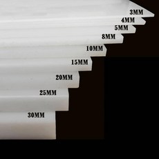 플라스틱 흰색 폴리프로필렌 보드 커팅 시트 재료, 1개, 23. 300x400x3mm(1pcs)