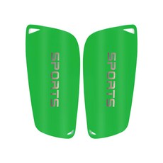 哆哆購 跨境足球比賽護腿板 成人兒童訓練運動護板, 小童綠色插板款, 1個