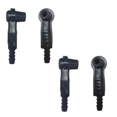 [ 773441 ] 브레이크 유체 블리더 블리딩 커넥터 4개 자동차 오일 펌핑 파이프 니플 빠른 교환 도구 트럭 시스템 도구용 체인저 어댑터 키트 (블랙), 블랙