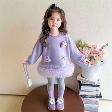 女童玩偶衛衣套裝 春秋款長袖兩件套