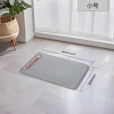 PAKEWAY 寵物貓砂墊 雙層過濾 尺寸加大 686x510mm, 1個, 雙層背膠貓砂墊【40*30cm】