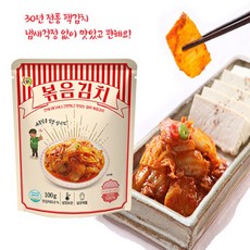 [초특가] 볶는 맛이 일품 일미볶음김치 100g 라면 꼬마 팩김치 캠핑, 50개
