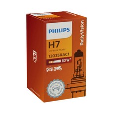 필립스 필립스 랠리비전 할로겐 전조등 H7 80W 고출력 광량, RallyVision_H7, 1개
