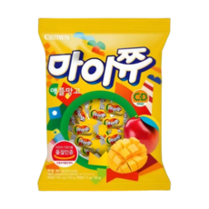크라운제과 마이쮸 필로우 대용량 애플망고 맛, 284g, 5개