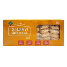 냉동 통살새우링 튀김, 6개