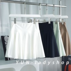 網球裙高腰短裙夏防走光羽毛球裙運動健身跑步訓練速乾百褶裙女