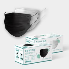 촉감부드러운 일회용마스크 50매 대형 덴탈마스크 벌크포장, (수입산)  화이트, 1개, 50개입