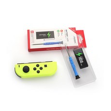 DOBE NS Switch Joy-Con 副廠電池 1850mAh 搖桿手把維修零件, -, 1個, 電池二入+工具