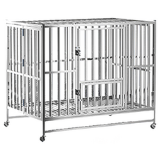 寵星球 不鏽鋼寵物籠, 銀色