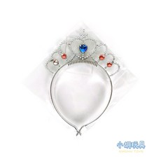 小胡玩具 水鑽公主皇冠 扮家家酒 兒童玩具 (電子發票), 隨機不挑款, 1個
