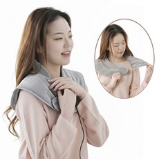 aa마켓 목 어깨 전기 온열 찜질기, 그레이