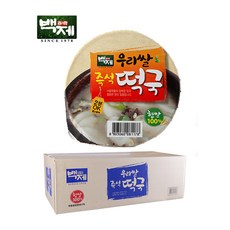 백제 우리 햅쌀 즉석 떡국, 163g, 6개