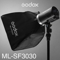 Godox 神牛 ML-SF3030 四角 柔光箱 柔光罩 神牛卡口 30*30cm, 1個