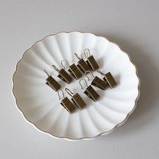 스텐 커튼 고리집게10p 레일용 커튼클립 커튼핀대용, 1개, 빈티지