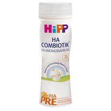 HiPP Pre HA 인펀트 포뮬라 200ml 4팩 Pre HA Combiotik infant formula ready to drink from birth