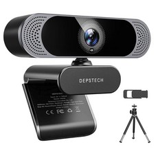 4K DEPSTECH UHD USB PC MAC OS Youtube Skype Facebook zoom Facetime DW49 웹캠 오토 포커스