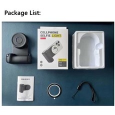 2025 Magsafe 블루투스 셔터 폰 홀더 카메라 핸들 그립 Selfie Stablizer W FillLight Shooting for Iphone 16 15 14 Androi, 01 Hand grip, 1개