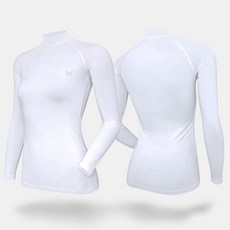 부쿠로혼마 아쿠아엑스 20D 여성 골프 베이스 레이어 화이트