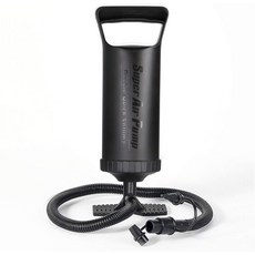 핸드 펌프 - 공기 주입식 이중 퀵 에어 휴대용 급속 팽창 야외 수영 링 매트리스 수영장 플로트 풍선 장난감용 노즐 3개 포함 수동, hand air pump