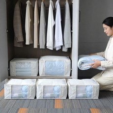 防潮收納袋 衣櫃收納袋 被子防塵棉被衣物整理袋, 1個
