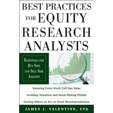 (영문도서) Best Practices for Equity Research Analysts: Essentials for Buy-Side and Sell-Side Analysts Hardcover, McGraw-Hill Education, English, 9780071736381