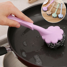 철 수세미 솔 손잡이 주방용 스텐레스 설거지 솔 세척 청소 플라스틱 싱크대 다용도 기름때 레인지 가스, 랜덤