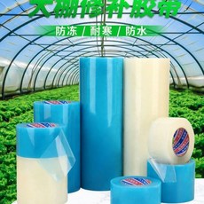 大捲100米 大棚膠帶 高粘度強力農用防水塑料布修補專用膠帶 防凍防水, 1個, 白色大棚修補膠帶【寬2.9公分x28米】