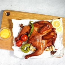 [예찬] [단짠] 국내산닭고기 매콤스모크 훈제치킨 550gx1팩, 상세 설명 참조