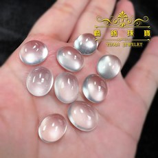 藝釩珠寶 水沫子橢圓蛋面裸石15-16x12-14mm - 半寶石系列金工鑲嵌金屬線編, 1個