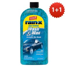 1+1 레인엑스 하이포밍 워시 앤 왁스-591ml RX51820D 거품세차 버블폼 카나우바왁스폼, 591ml