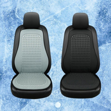 통풍 쿨링 여름용 차량용 시트커버 통풍 방석 냉감 패드 킥매트 보호 매트 자동차 방석, 1개, 그레이
