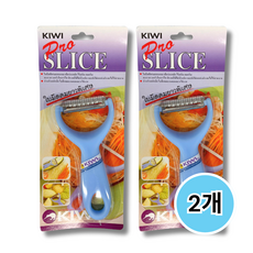 태국 KIWI 쏨땀 채칼 파파야 채칼, 2개, 블루