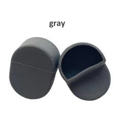 실리콘 미끄럼 방지 브레이크 핸들 그립 Xiaomi M365 PRO Mi3 4 Pro 보호 슬리브 케이스 용 전기 스쿠터 젤, 05 2pcs Gray