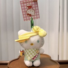 可愛萌KT貓吊飾毛絨玩具公仔小貓咪包包掛飾鑰匙扣布娃娃玩偶, 1個