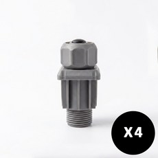 싱크대 다리 발 씽크대 회색 사각 중 조절발 높이 조절발 업소용 식당, 4개, 회색 사각 다리 발 (중)