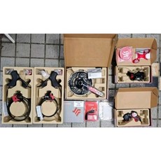 新款 SRAM FORCE AXS 12S 碟煞 電變 整套套件 大全套 塗裝彩標 一體式大盤, 1個, D2彩標大盤大全套套件