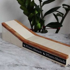 DTZERO 전문 핑거보드 트릭 슬로프 벽돌형 박스 원목, 1개, DTZERO 핑거스케이트보드 런웨이