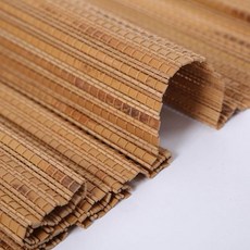 무선 대나무 로만 셰이드 자연스러운 직조 블라인드 6인치 높이의 발란스 포함 맞춤형 실내 창문용 암막 프라이버시 라이닝 선쉐이드 실내용